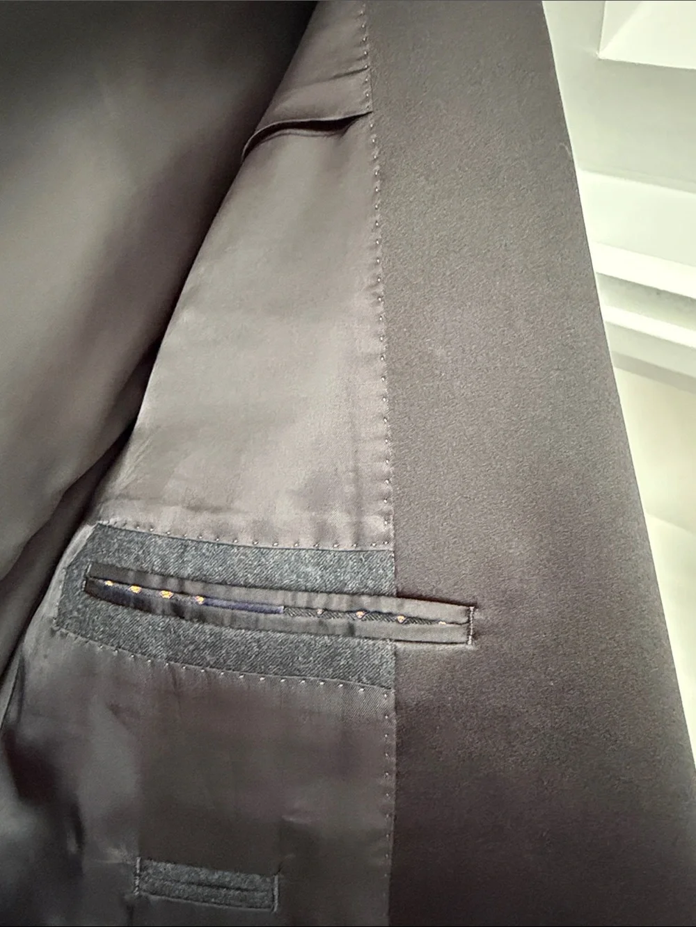 J.Crew Ludlow Tuxedo Suit Gray Wool Vitale Barberis Canonico 42R 34x30 Slim